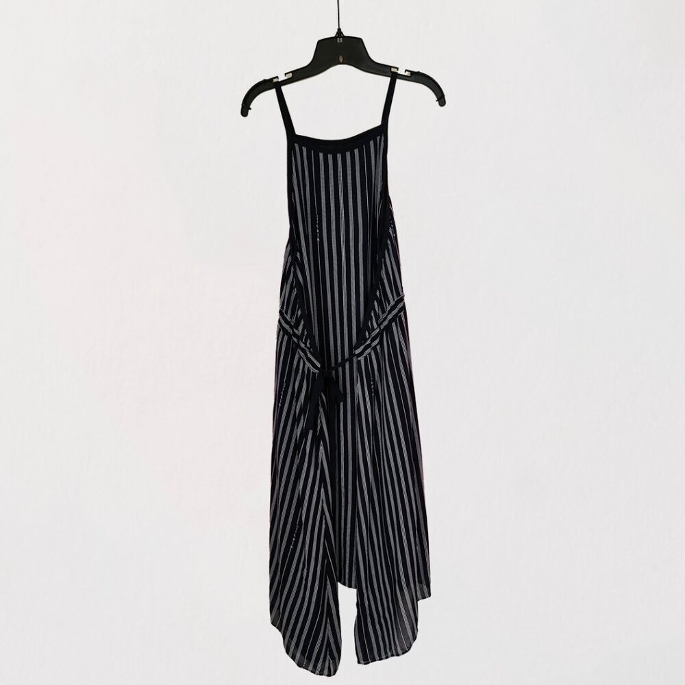 Rag & Bone Navy Stripe Midi Dress